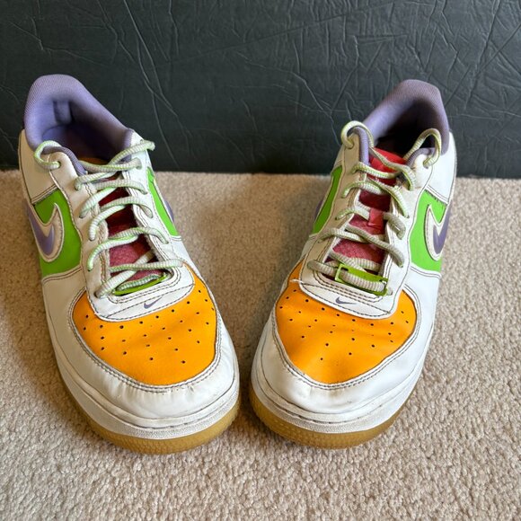 Nike Air Force 1 LV8 Shoes Size 7Y White Space Purple FD1035-100 - Picture 2 of 10
